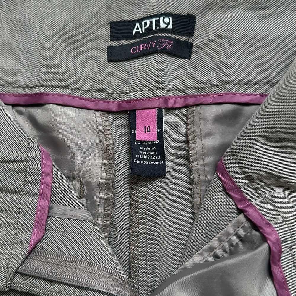 Curvy fit size 14 dress pants.